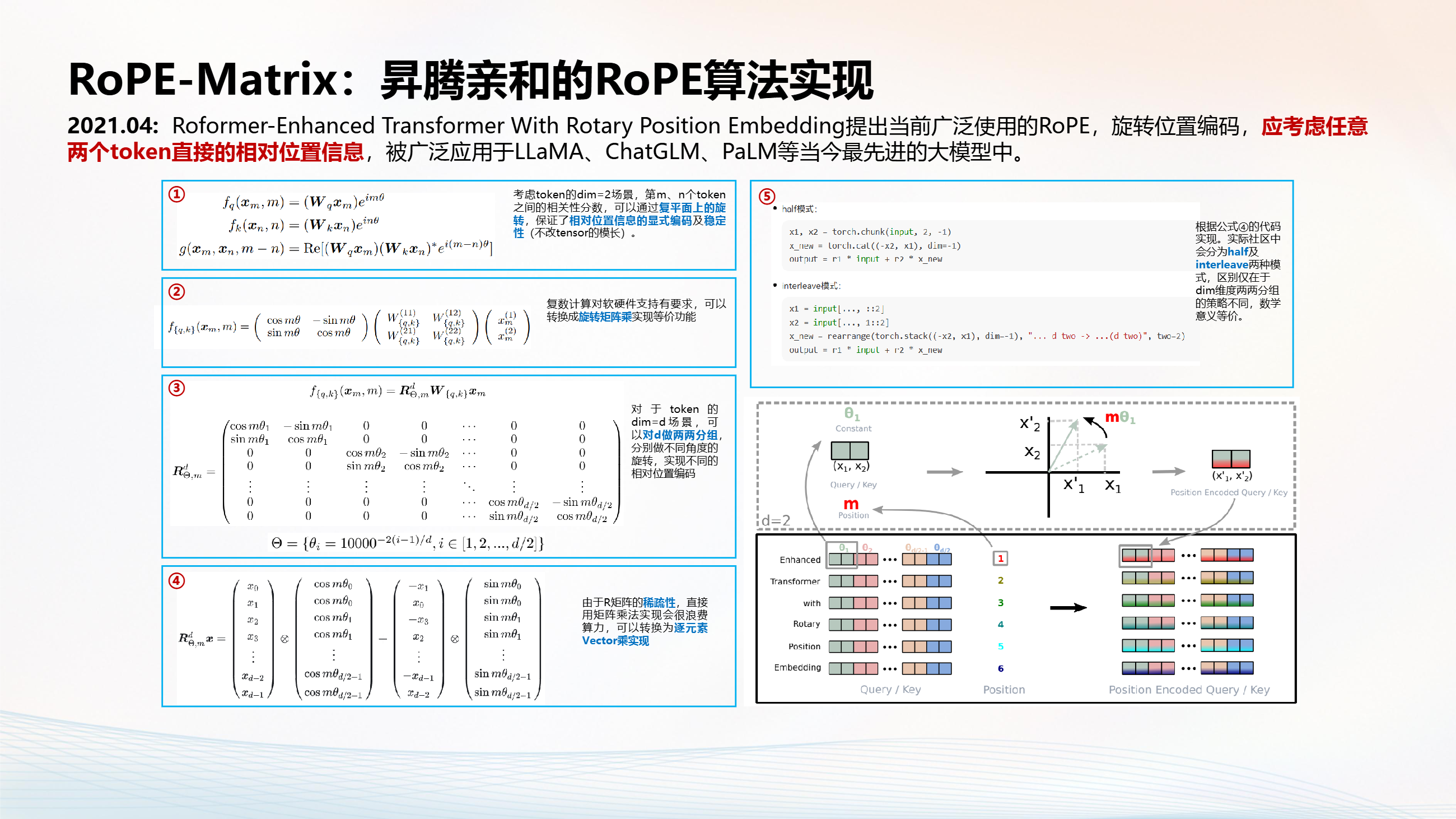 Endless Rope Matrix RoPE-Matrix_昇腾亲和的RoPE算法实现与算子开源-CSDN博客