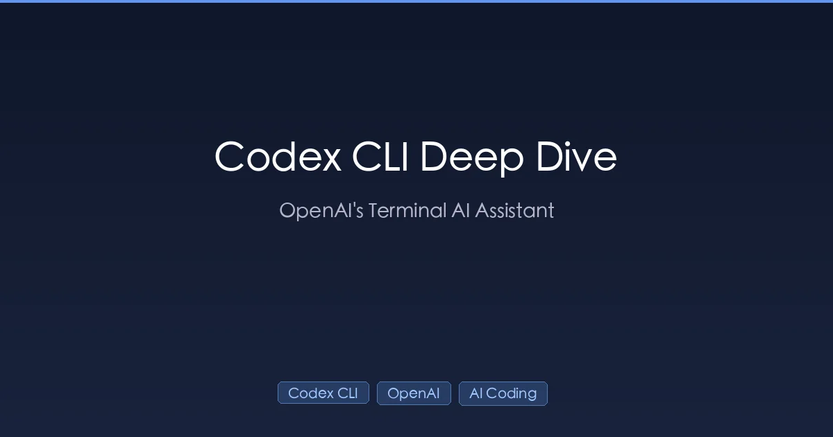 Codex CLI 深度指南:安装配置与高手技巧