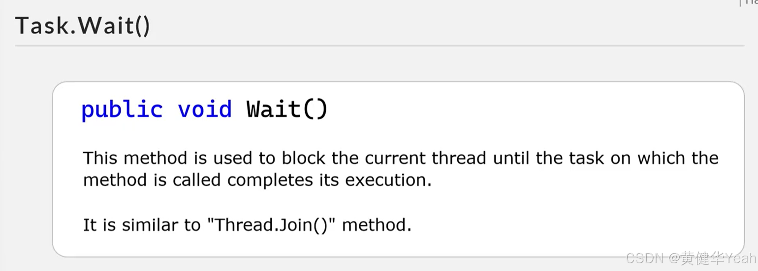 377 Task.Wait-CSDN博客