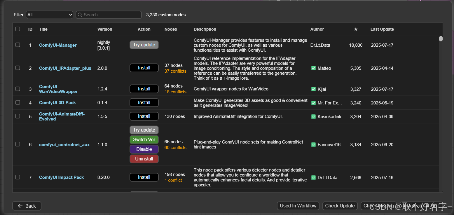 ComfyUI Manager