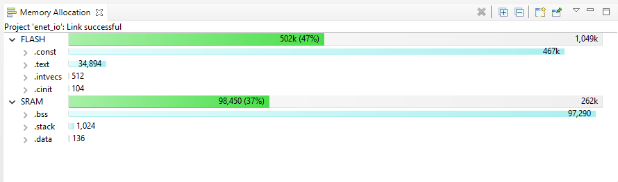 Memory Allocation Window