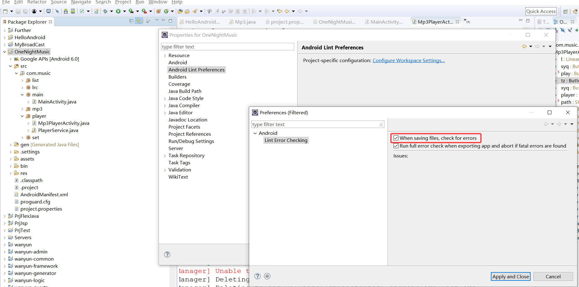 Could not initialize class com.android.tools.lint.checks ...