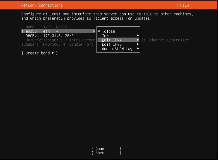 Ubuntu 20.04.4 Server 图文安装教程[含磁盘分区、设置固定IP地址]_ubuntu server安装教程