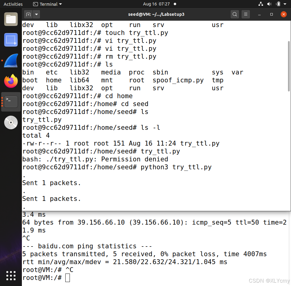 Packet Sniffifing and Spoofifing LabCSDN博客