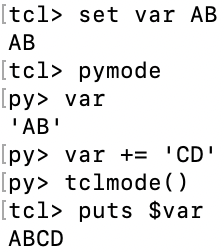 同一命令行下 Tcl 与 Python 的无缝切换_tclpysh-CSDN博客
