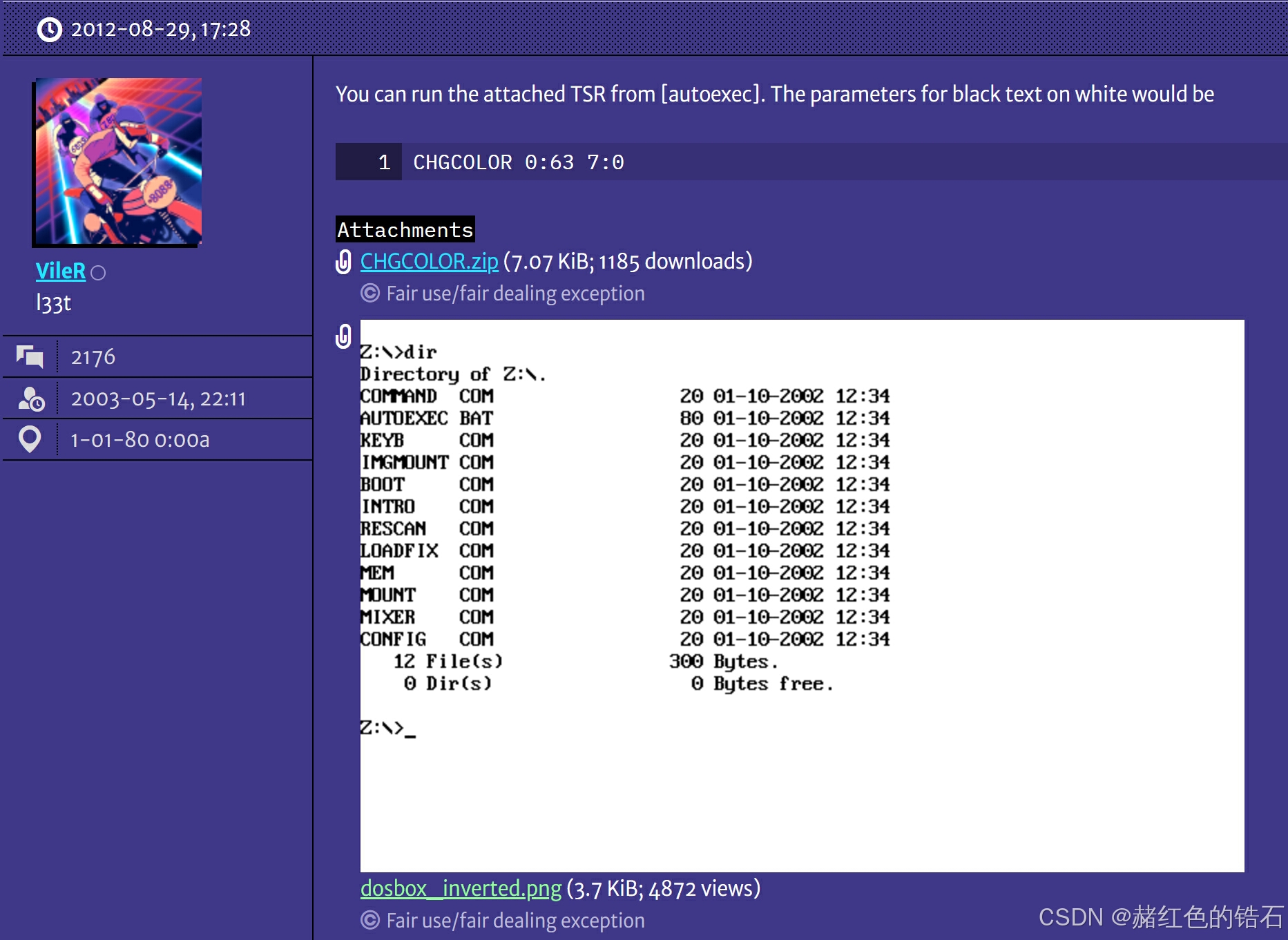 DOSBOX 更改颜色（白底黑字）_如何将代码变为白底黑字-CSDN博客