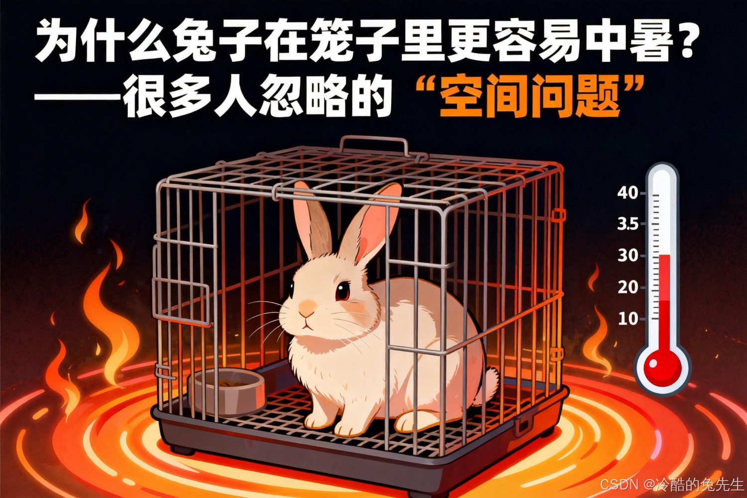 为什么兔子在笼子里更容易中暑？——很多人忽略的“空间问题”-CSDN博客