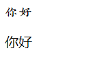 字体