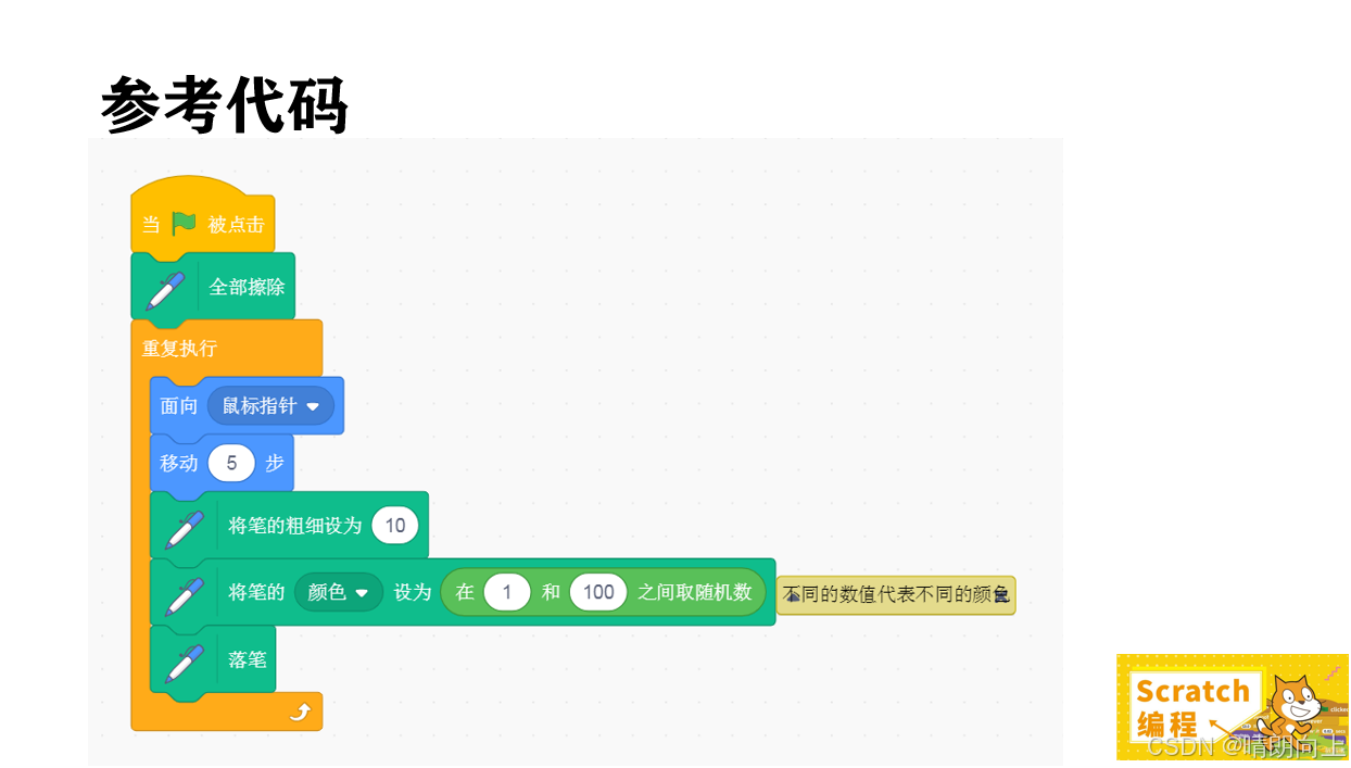 少儿Scratch图形化编程案例100课——003七彩甲虫_创意图意编程集训课例-CSDN博客