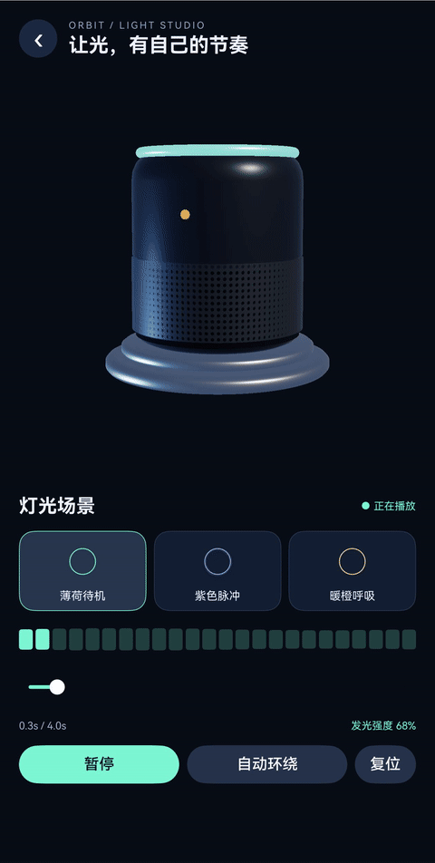 手动左右拖动旋转