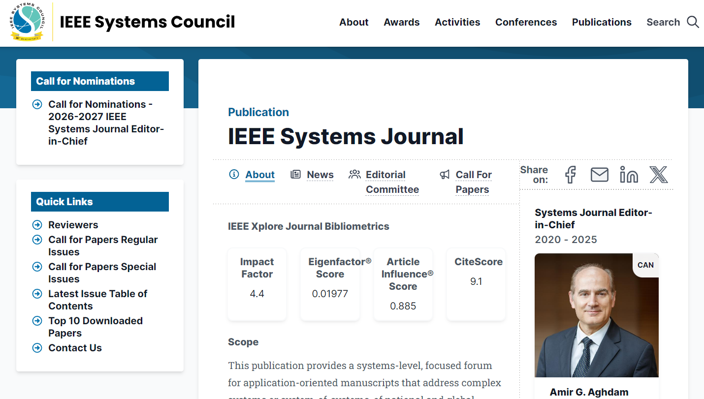 IEEE Systems Journal