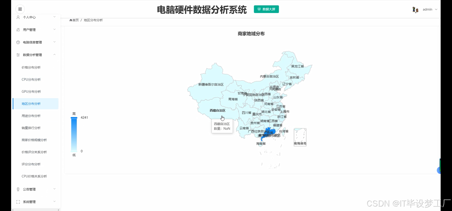 地区分布分析