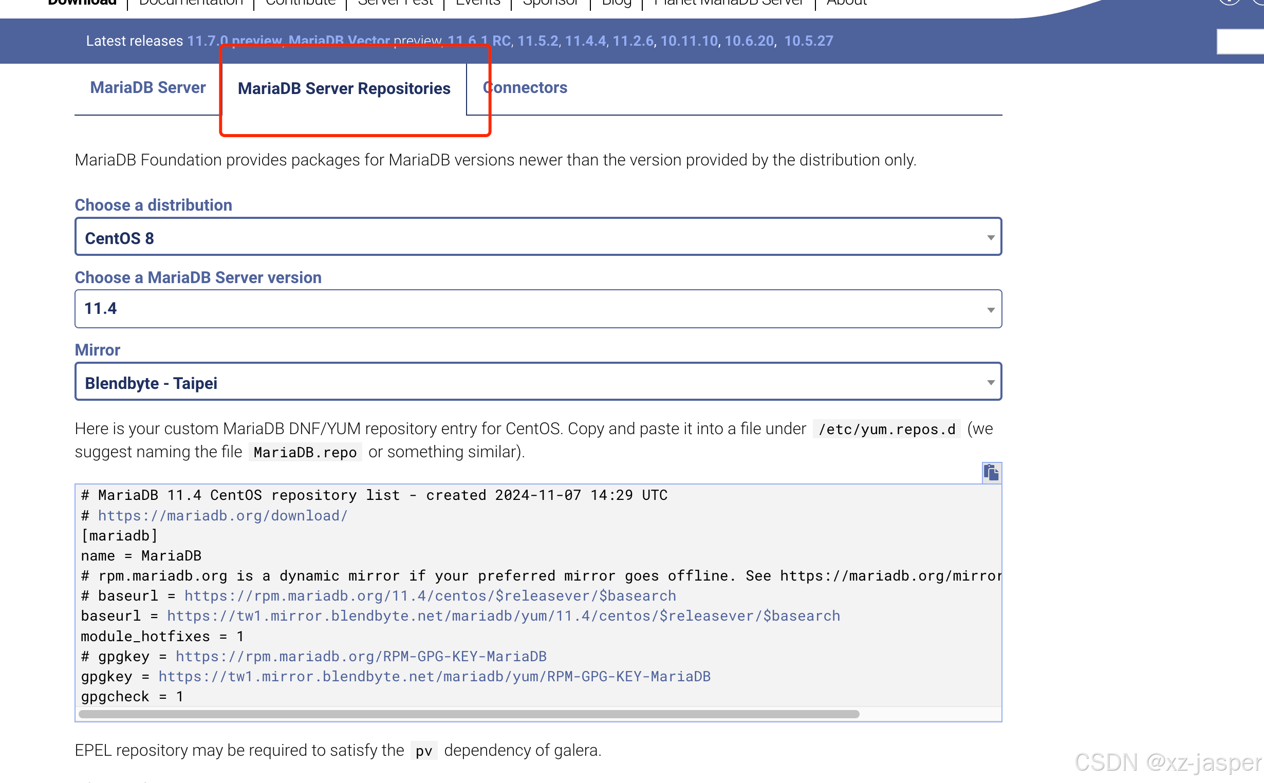 yum安装mariadb 11 原创_yum 安装mariadb-CSDN博客