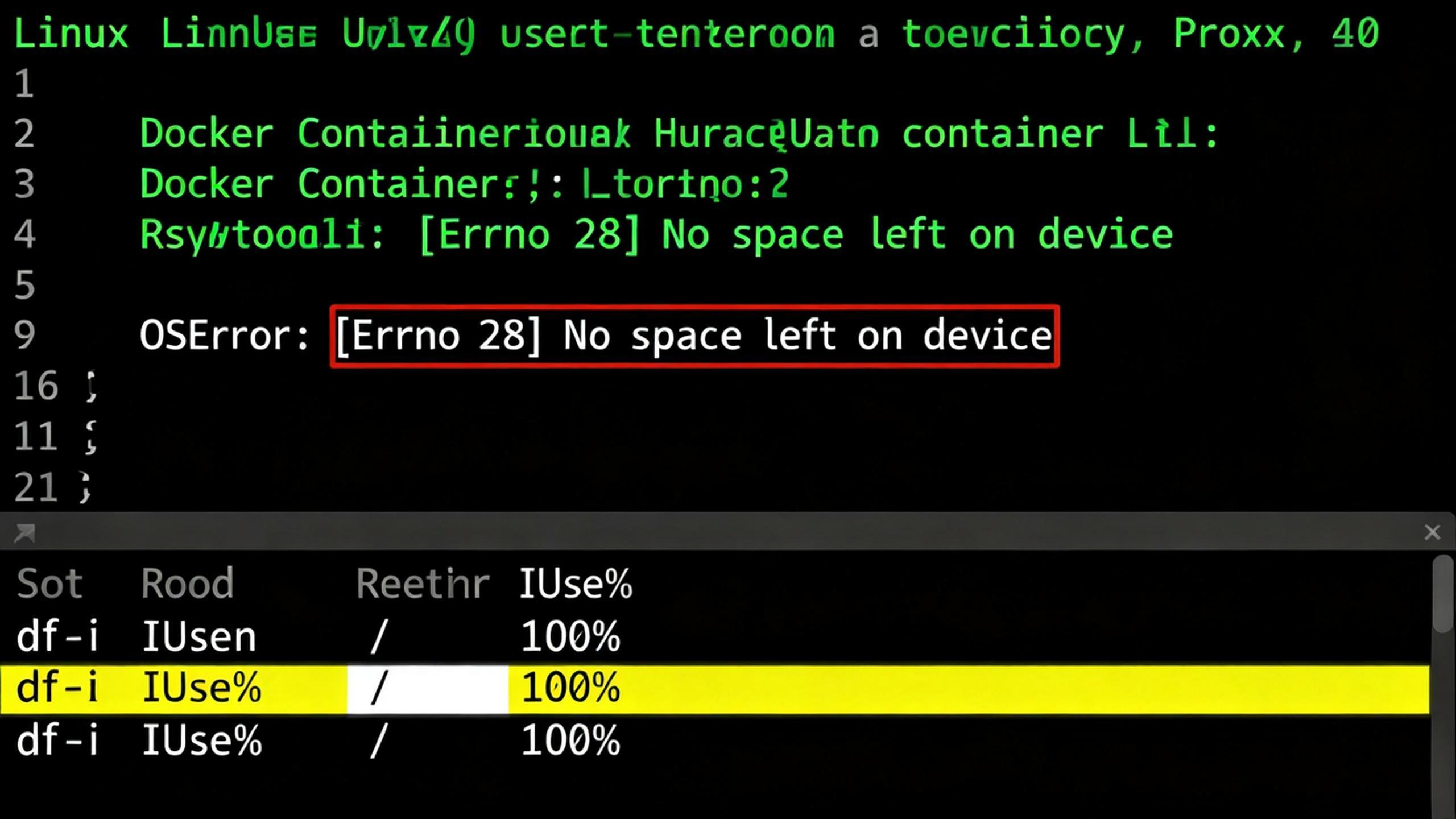 解决 OSError [Errno 28]：TrendRadar 磁盘 Inode 耗尽的 Python 修复实战_python_七牛云行业 ...