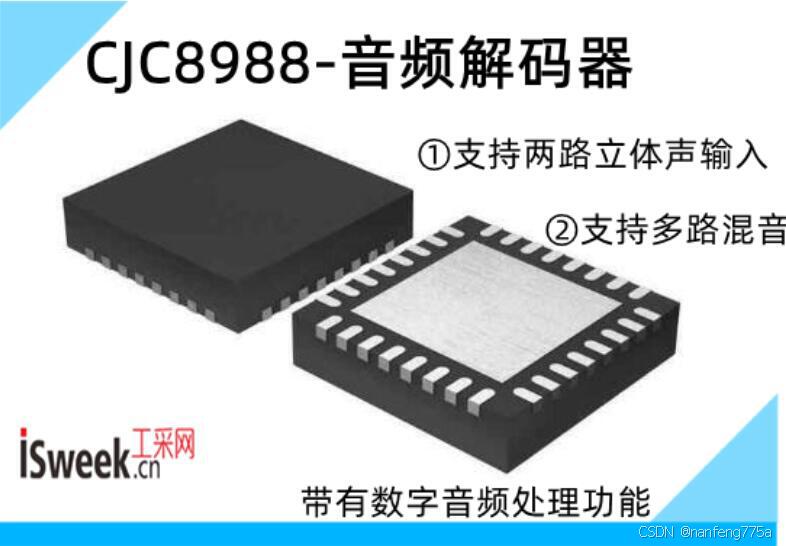 Codec芯片 - CJC8988