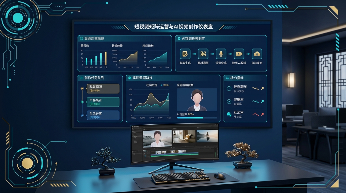 短视频自动化生产流程