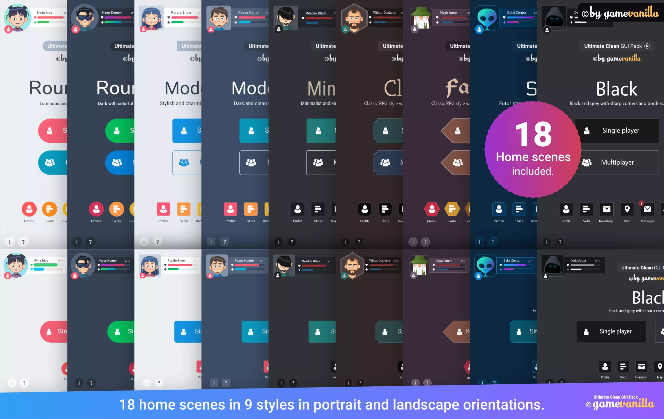 【Unity UI资源包】Ultimate Clean GUI Pack 一套真正可落地的“通用型”Unity UI解决方案-CSDN博客