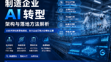 从85% AI应用覆盖到规模化运营:制造企业灯塔AI转型架构与落地方法解析封面图