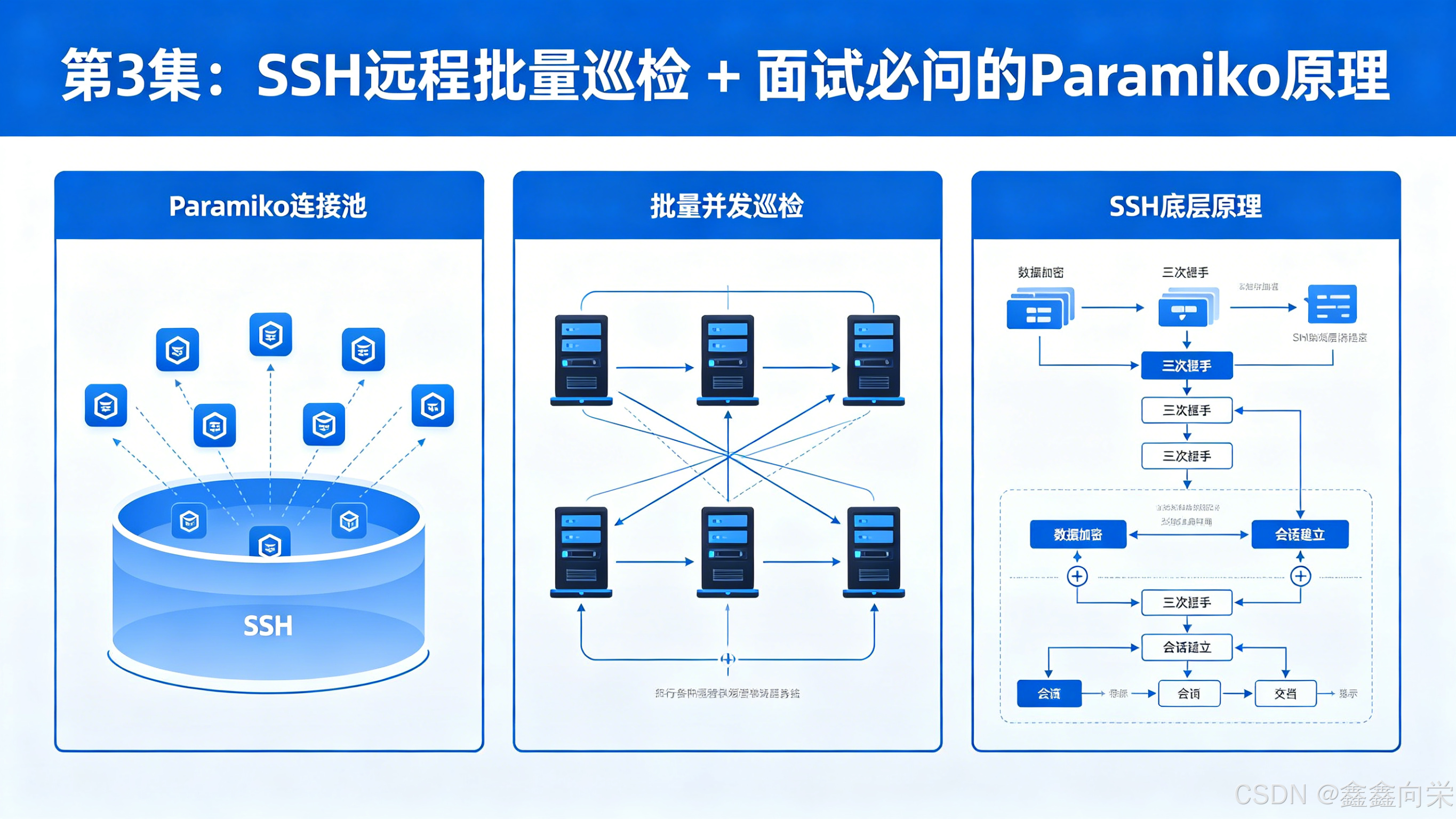 Paramiku 第3集:SSH 远程批量巡检 + 面试必问的 Paramiko 原理_ssh 远程批量管理!用 paramiko + ai agent 实现百 ...