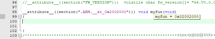 stm32在ram和flash中指定绝对地址存放变量或函数_单片机的ram内运行变量的地址如何指定