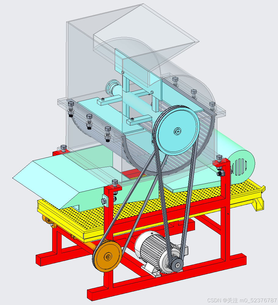 花生剥壳去壳机（cad+pro+SolidWorks+三维通用格式stp及x_t+说明书+答辩PPT） 花生剥壳机_花生去壳机设计答辩ppt ...