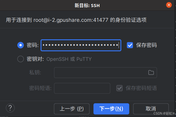 在Pycharm中通过SSH远程连接服务器_pycharm ssh