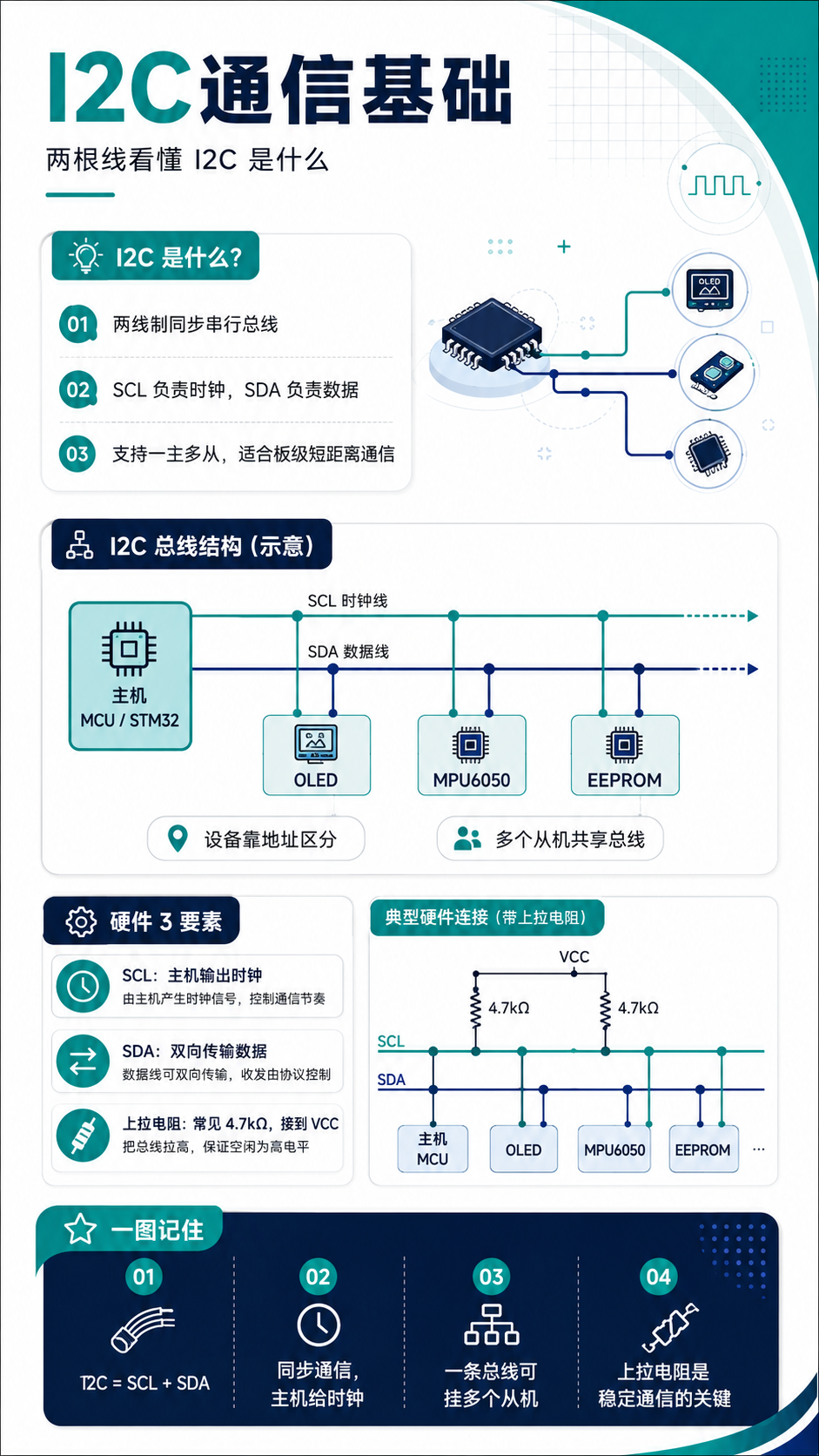 IIC通信协议详解（一篇文章搞懂I2C原理、时序与读写流程）-CSDN博客