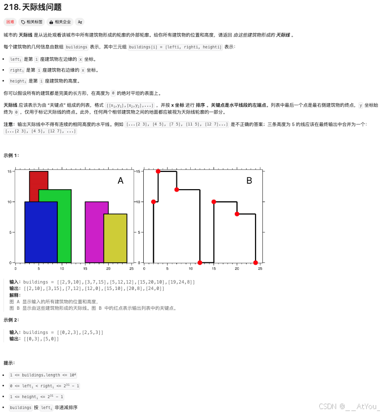 Golang | Leetcode Golang题解之第218题天际线问题