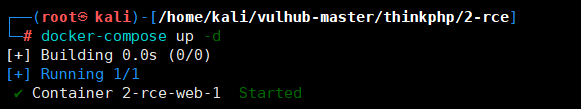 vulhub-master靶场下的Thinkphp/2-rce
