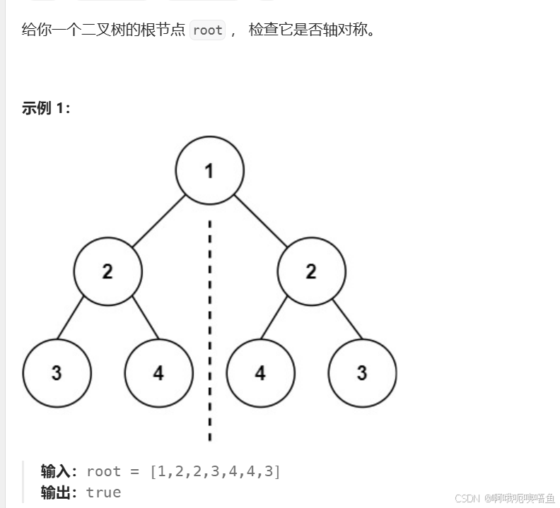 leetcode101 对称二叉树-CSDN博客