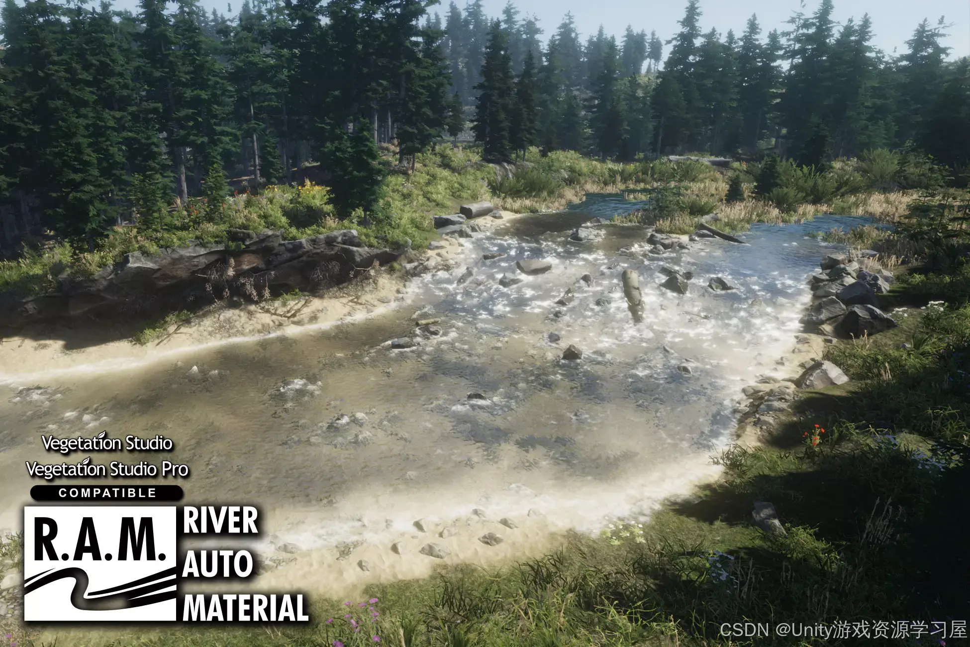 River Auto Material Reflection