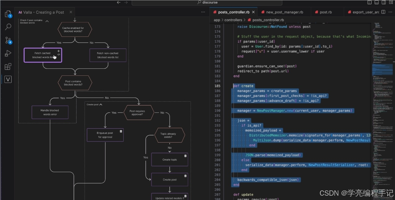 vscode插件Valla.ai:将代码逻辑展示为可视化的流程图-CSDN博客