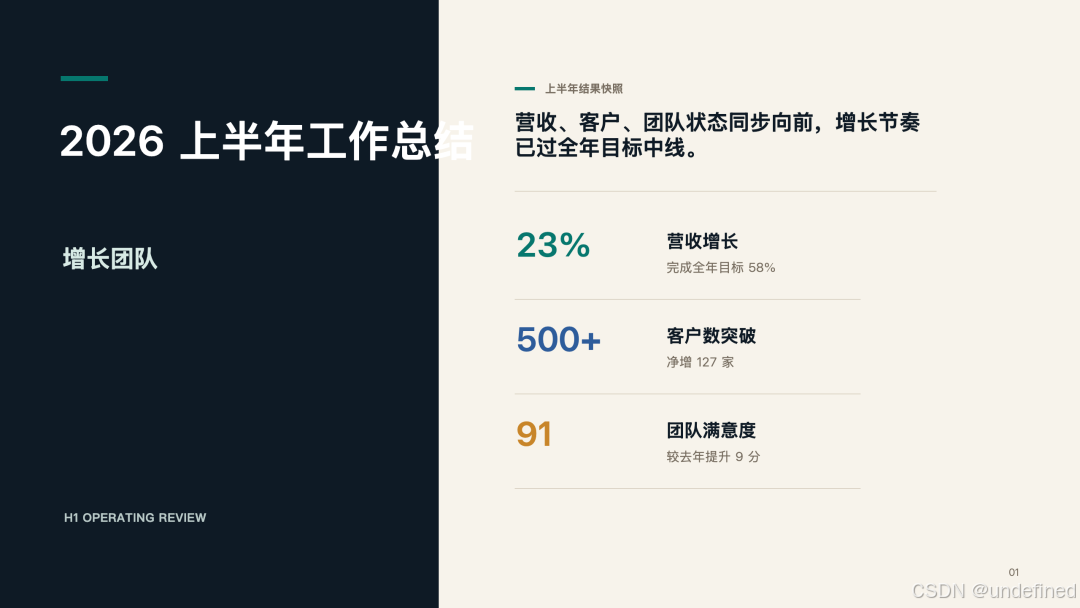 ppt-master 效果 - 封面