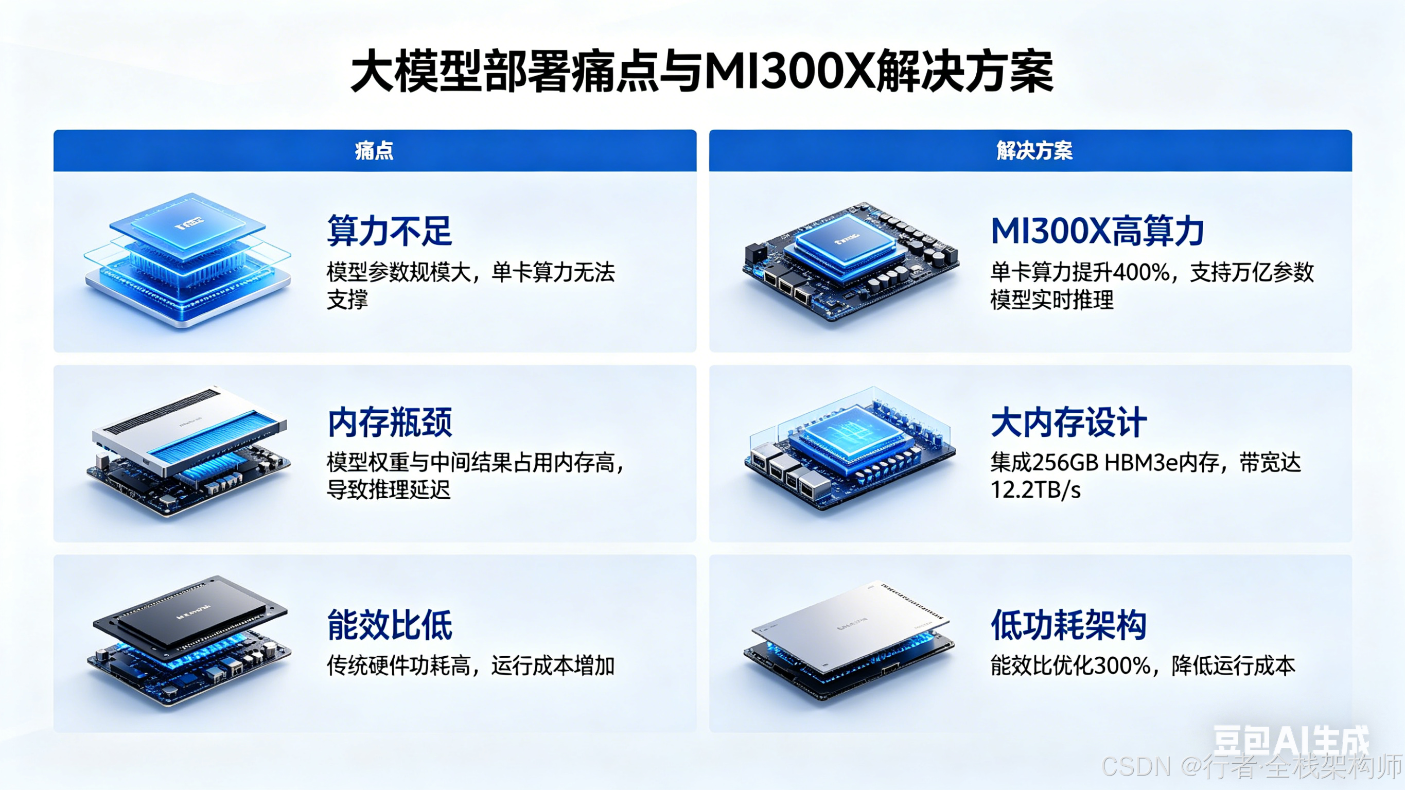大模型部署痛点与 MI300X 解决方案
