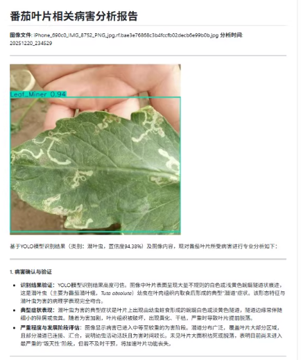 深度学习基于YOLO26的叶片病害识别系统番茄叶片病害检测数据集的训练