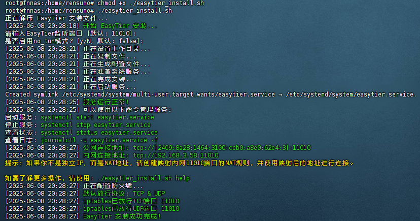 更好的组网——EasyTier自建服务器教程