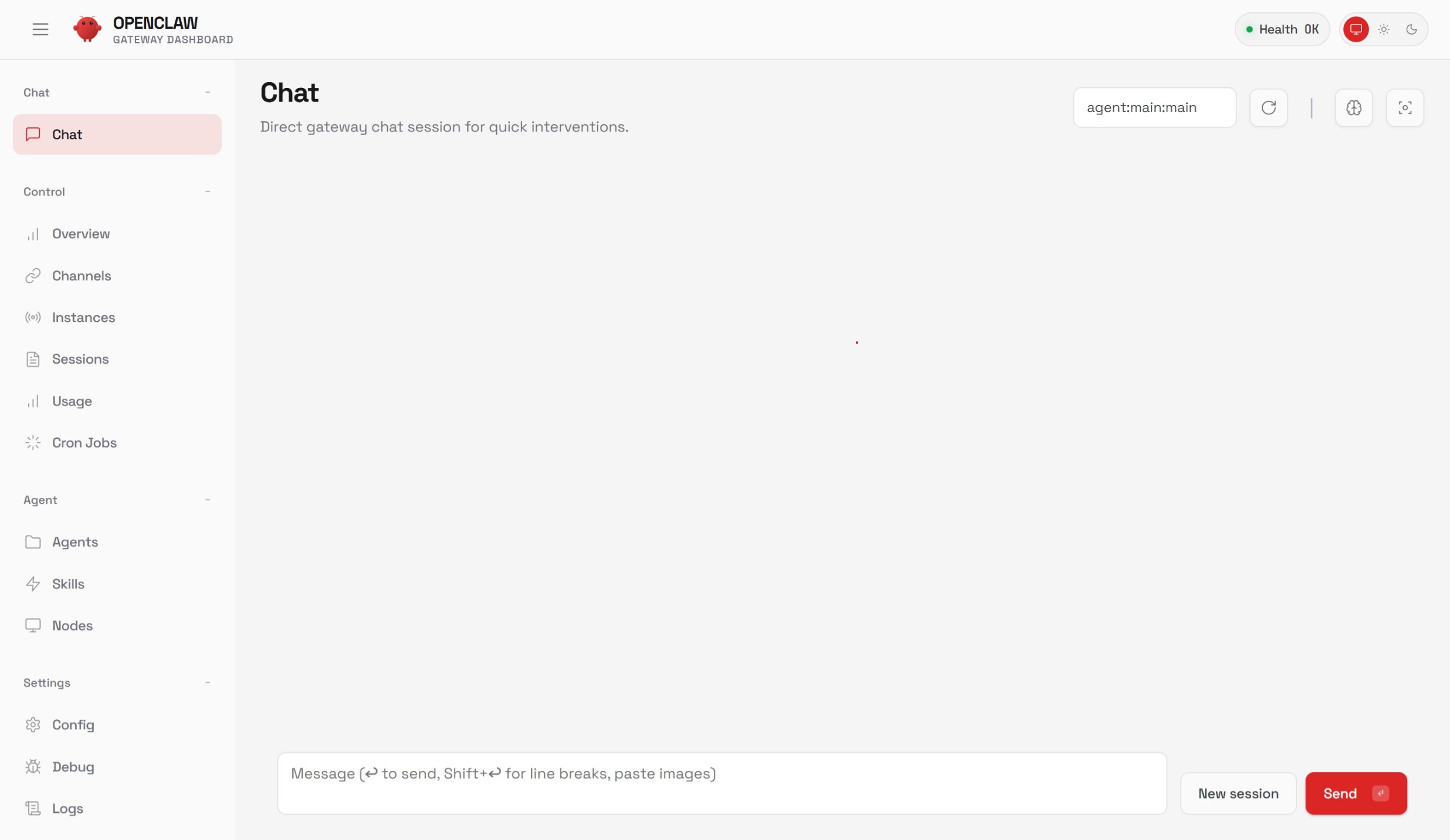 遇到问题-OpenClaw-OpenClaw Dashboard对话回答即将完成时画面变空白问题修复