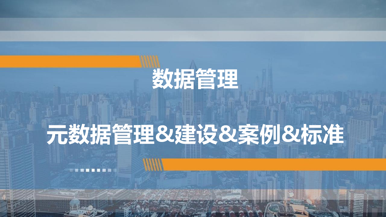 解读数据管理-元数据管理&建设&案例&标准【附全文阅读】-CSDN博客
