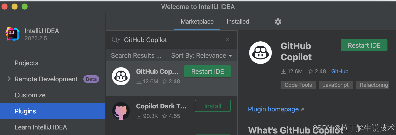 只要5步配置 | IntelliJ IDEA轻松集成Copilot辅助写代码_idea copilot