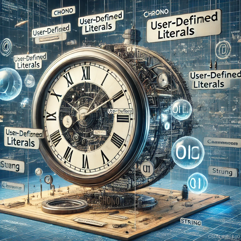 【C++14 library features】C++14 用户自定义字面量在 chrono 和 string 库中的应用_chrono 字面 ...
