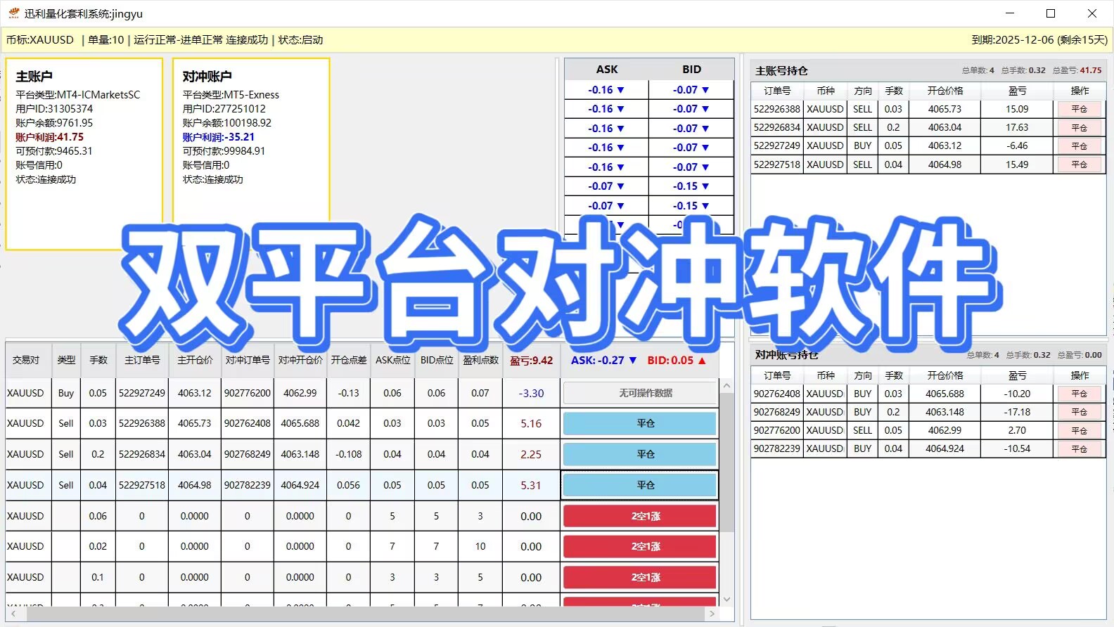 迅利量化双平台无赠金对冲软件-CSDN博客