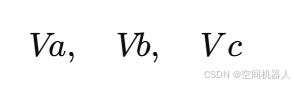 [Va, \quad Vb, \quad Vc]