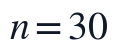 n=30