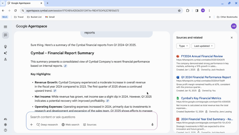 Google Agentspace 重大升级:Chrome 集成、无代码设计器与专家智能体,加速企业级 AI 普及