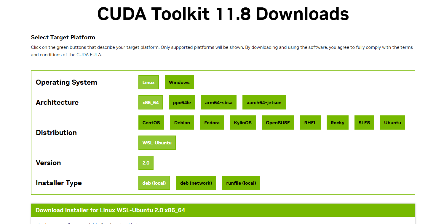 wsl下配置cuda、cudnn环境_wsl搭建cuda环境-CSDN博客