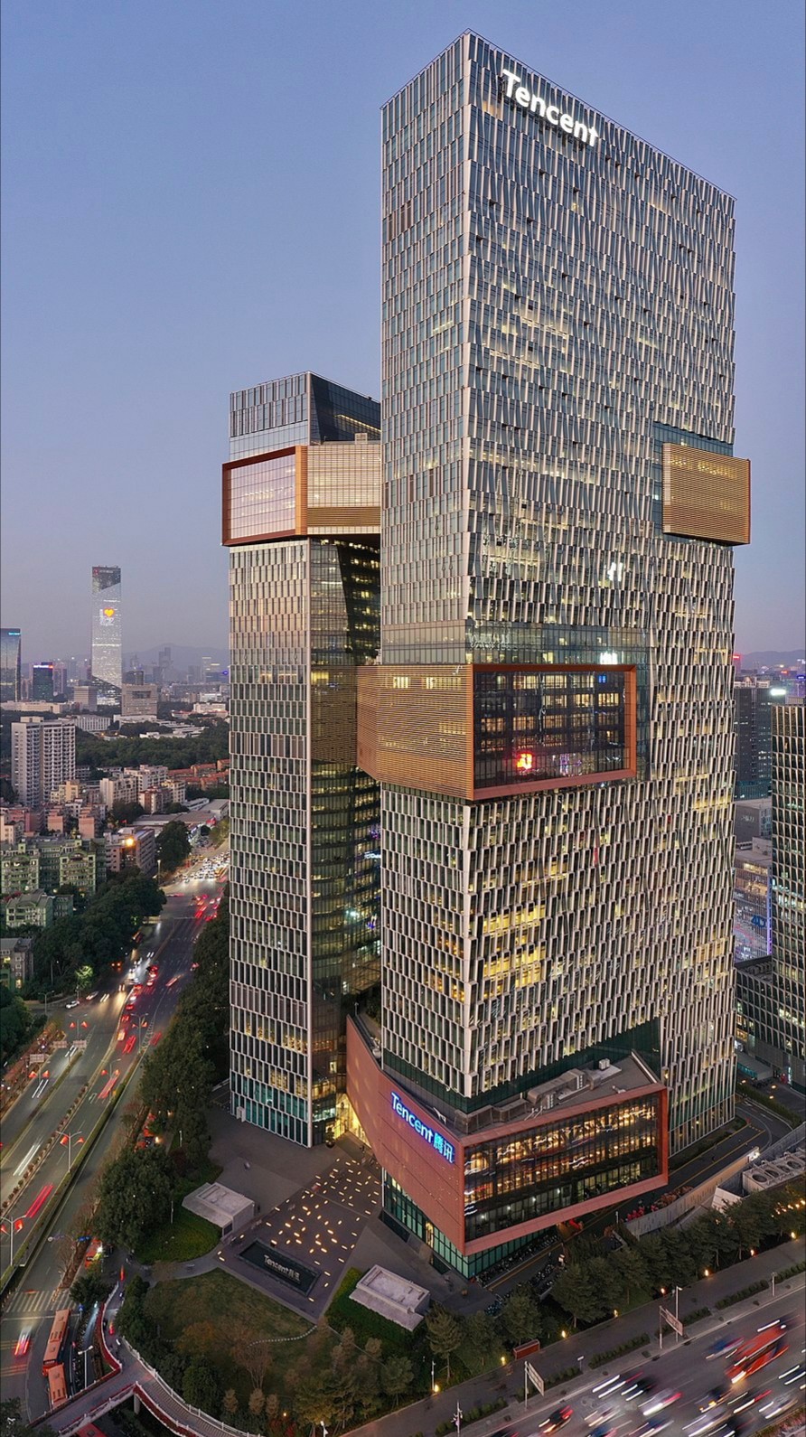 图:腾讯滨海大厦2026年二季度营收首破2000亿元的中国互联网巨头总部