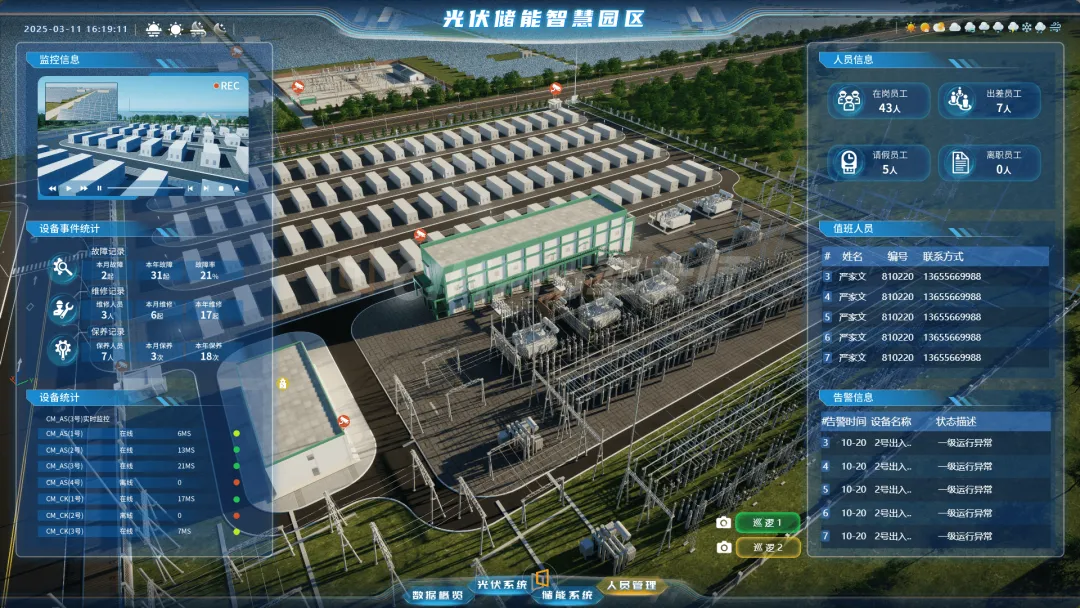 CIMPro孪大师光伏储能智慧园区巡检