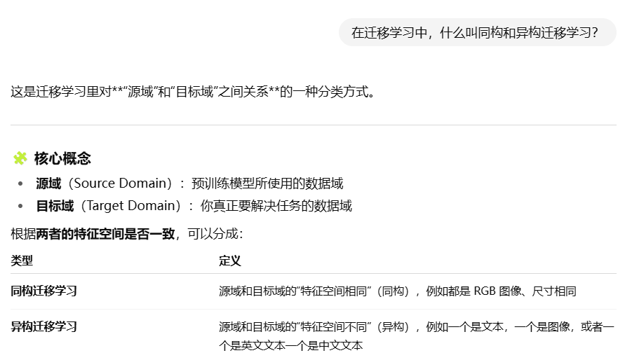 同构和异构迁移学习