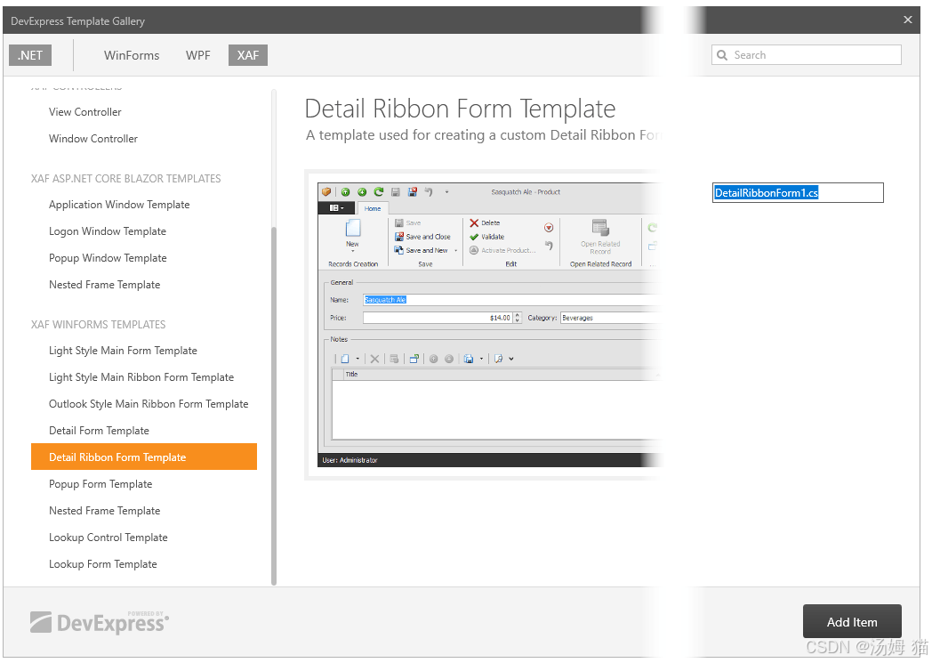 学习012-04-03-04 How to: Create a Custom WinForms Ribbon Template（如何：创建自 ...