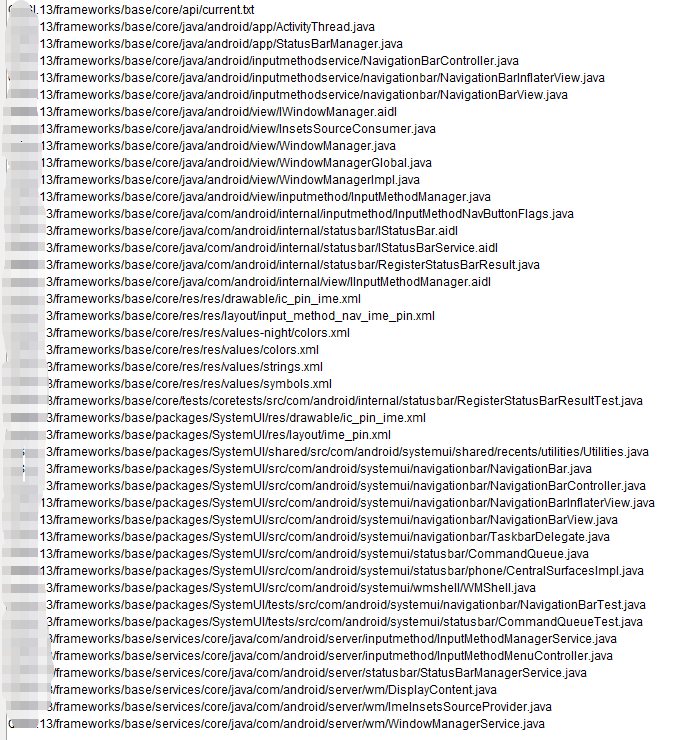本次修改所涉及到的文件